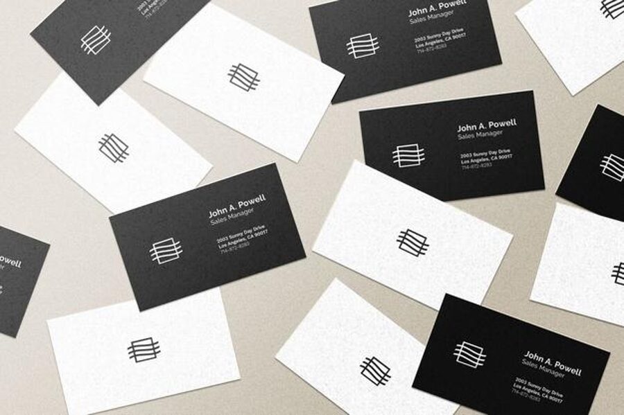 Printed Business Cards 360gsm Silk
